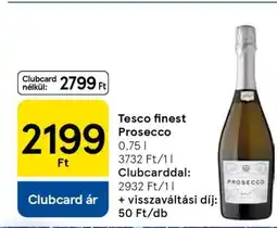 Tesco Tesco finest Prosecco ajánlat