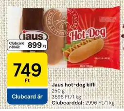 Tesco Jaus Hot-dog kifli ajánlat