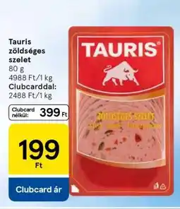 Tesco Tauris zöldséges szelet ajánlat