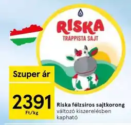 Tesco Riska Trappista sajt ajánlat