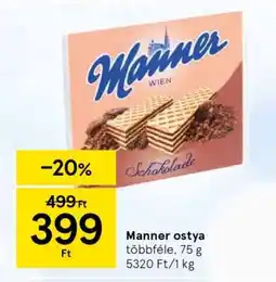 Tesco Manner Ostya ajánlat