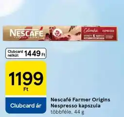 Tesco Nescafé Farmer Origins Nespresso kapszula ajánlat