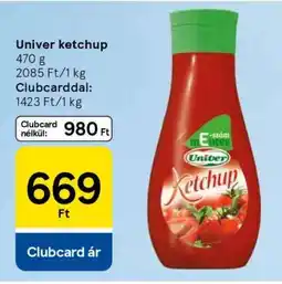 Tesco UNIVER Ketchup ajánlat