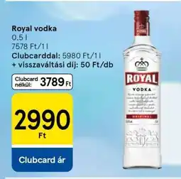 Tesco ROYAL Vodka ajánlat