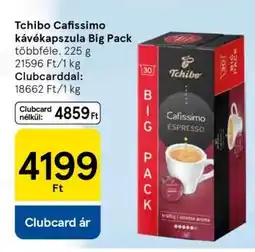 Tesco Tchibo Cafissimo kávékapszula Big Pack ajánlat