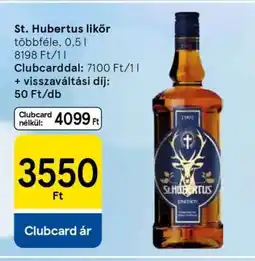 Tesco St. Hubertus likőr ajánlat