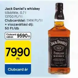 Tesco JACK DANIEL'S Whiskey ajánlat