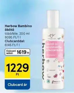 Tesco Herbow Bambino öblítő ajánlat