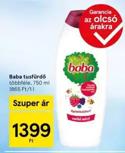 Tesco BABA Tusfürdő ajánlat
