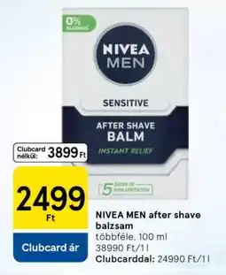 Tesco NIVEA MEN after shave balzsam ajánlat