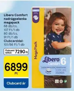 Tesco Libero Comfort nadrágpelenka megapack ajánlat