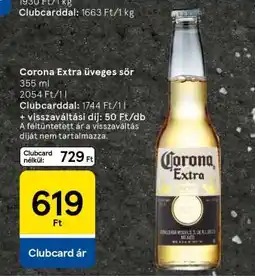 Tesco Corona Extra üveges sör ajánlat