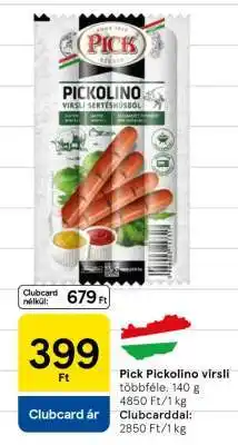 Tesco PICK Pickolino virsli ajánlat