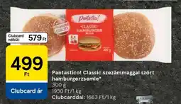 Tesco Pantastico! Classic szezámmaggal szórt hamburgerzsemle ajánlat