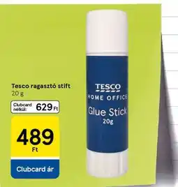 Tesco Tesco ragasztó stift 20g ajánlat