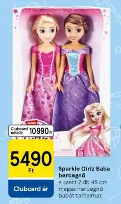 Tesco Sparkle Girlz Baba hercegnő ajánlat