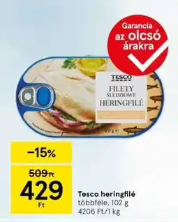 Tesco Tesco heringfilé ajánlat