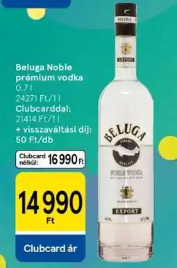 Tesco Beluga Noble Prémium Vodka ajánlat