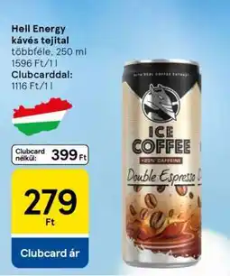 Tesco Hell Energy kávés tejital ajánlat