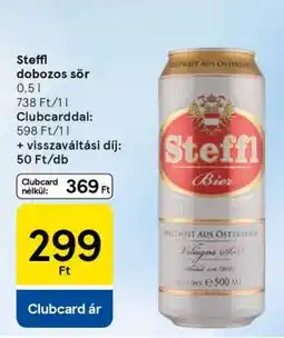 Tesco Steffl Dobozos Sör ajánlat