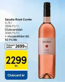 Tesco Sauska Rosé Cuvée ajánlat