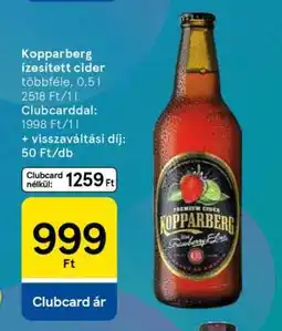 Tesco Kopparberg ízesített cider ajánlat
