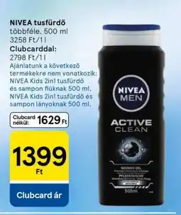 Tesco NIVEA tusfürdő ajánlat