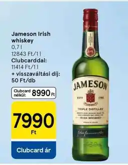 Tesco JAMESON Irish Whiskey ajánlat