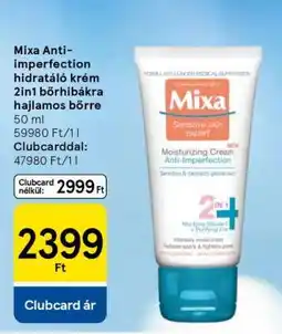 Tesco Mixa Anti-imperfection hidratáló krém 2in1 ajánlat