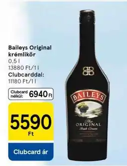 Tesco Baileys Original krémlikőr ajánlat