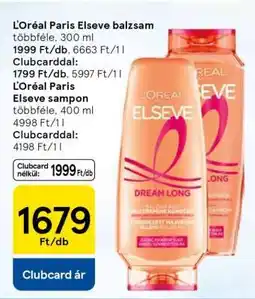 Tesco L’Oréal Paris Elseve balzsam ajánlat