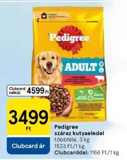 Tesco Pedigree száraz kutyaeledel ajánlat