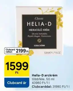 Tesco Helia-D arckrém ajánlat