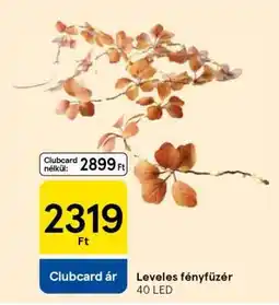 Tesco Leveles fényfüzér ajánlat