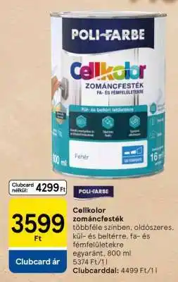 Tesco Cellkolor zománcfesték ajánlat