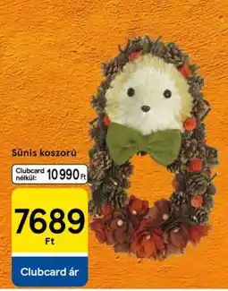 Tesco Sünis koszorú ajánlat
