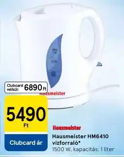 Tesco Hausmeister HM6410 vízforraló ajánlat