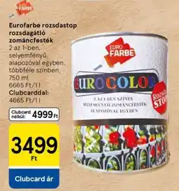 Tesco Eurofarbe rozsdagátló zománcfesték ajánlat