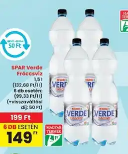 Interspar Spar verde fröccsvíz ajánlat