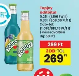 Interspar Topjoy üdítőital ajánlat