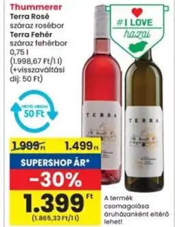 Interspar Thummerer Terra Rosé ajánlat
