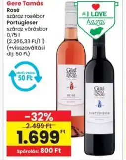 Interspar Gere Tamás Rosé ajánlat