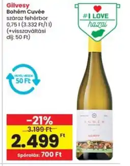 Interspar Gilvesy Bohém Cuvée ajánlat