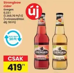 Interspar Strongbow cider Üveges ajánlat