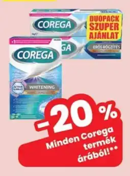 Interspar Corega termék árából ajánlat