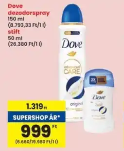 Interspar Dove dezodorspray ajánlat