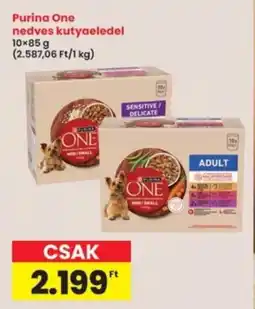 Interspar Purina One nedves kutyaeledel ajánlat