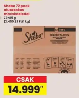 Interspar Sheba 72 pack alutasakos macskaeledel ajánlat
