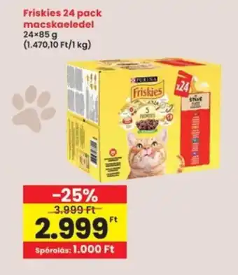 Interspar Friskies 24 pack macskaeledel ajánlat