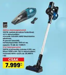 Interspar Akkus morzsaporszívó ajánlat